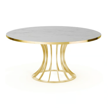 BOOMERANG - Round steel dining table by Vela Arredamenti - view 2
